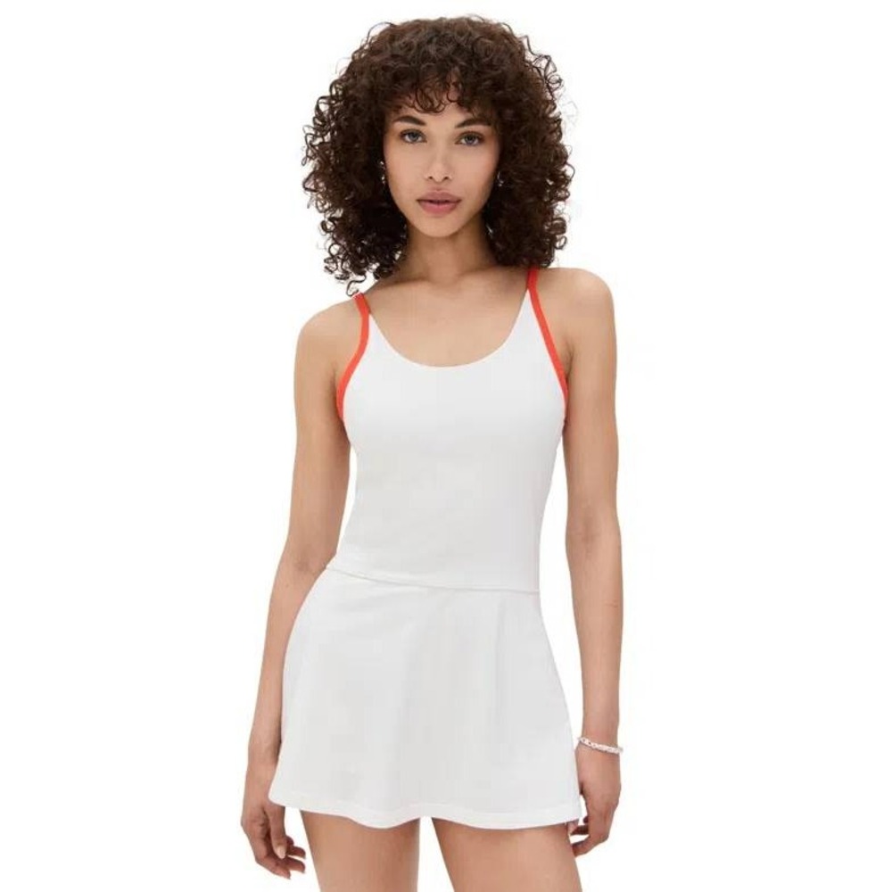FREE PEOPLE MOVEMENT Hot Shot Skortsie Size Medium White Tennis Athletic Workouy